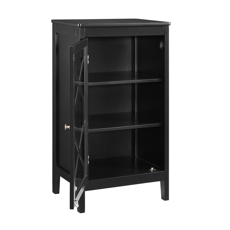 Azlaan Accent Cabinet, Black