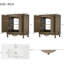Ensemble de meuble-lavabo double 60 po-121578781