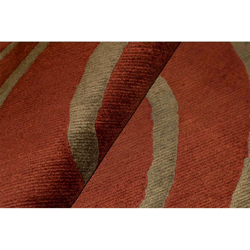 Hand-Knotted High-Quality Rust Area Rug