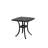 Rustproof Cast Aluminum 3 Patio Furniture - Black 2 Chairs & 1 Table For Outdoor, Garden, Patio, Balcony Classical Design, Easy To Assemble Outdoor  3 Pieces  Round Assembly Use