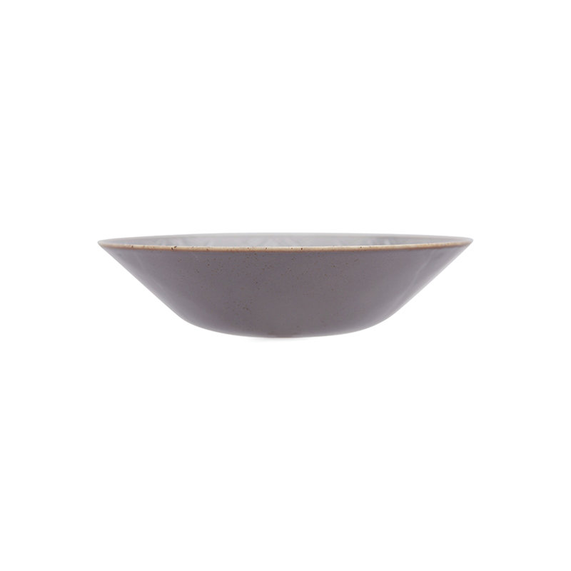 Christina Dark Grey Porcelain 4-Piece Dinnerware Set