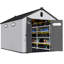 8 Ft. W X 12 Ft. D Plastic Storage Shed With Floor-127339968