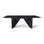 Modern Brazilian Laguna Glass Top Dining Table-27443444