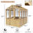 Wooden Polycarbonate Greenhouse