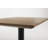 Easy Walnut Metal Base Dining Table-74747956-74747957