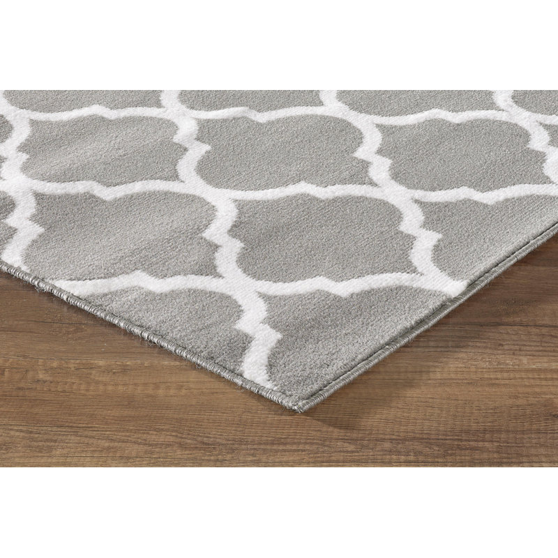 Tapis intérieur / extérieur gris Bahama, Rectangle 5 pi 3 po x 7 pi 7 po