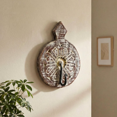 Bassem Solid Wood Wall Hook