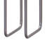 Porte-serviettes en papier avec cadre en fil d'acier et thermolaqué nickel-578315808