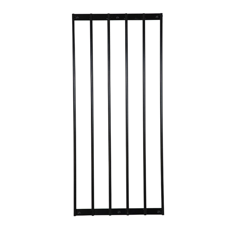 Barre de fenêtre en acier (18 po x 36 po), H 39 po x l 17,5 po x P 1 po