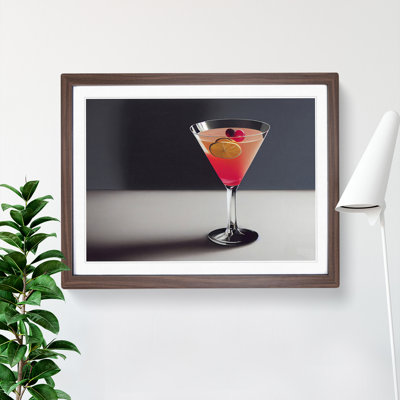 XH1022-6074X Modern Cocktail Art Vol.1 - Single Picture Frame Print