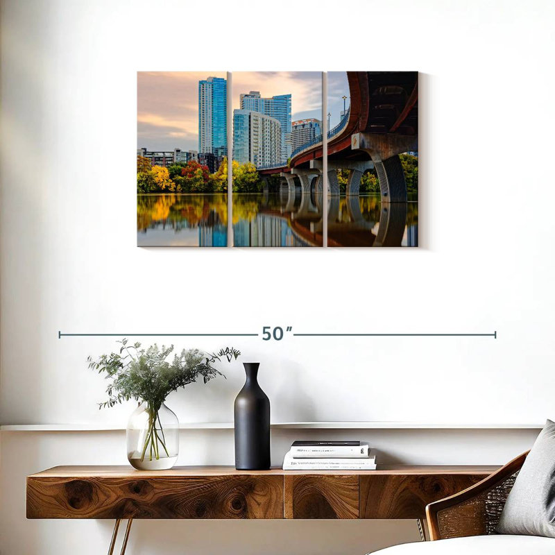 Paysage urbain urbain Sirci Austin, H 20 po x l 33 po