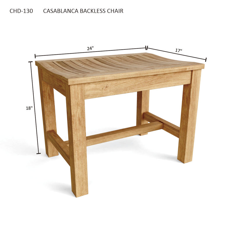 Casablanca Outdoor Teak Lounge Chair