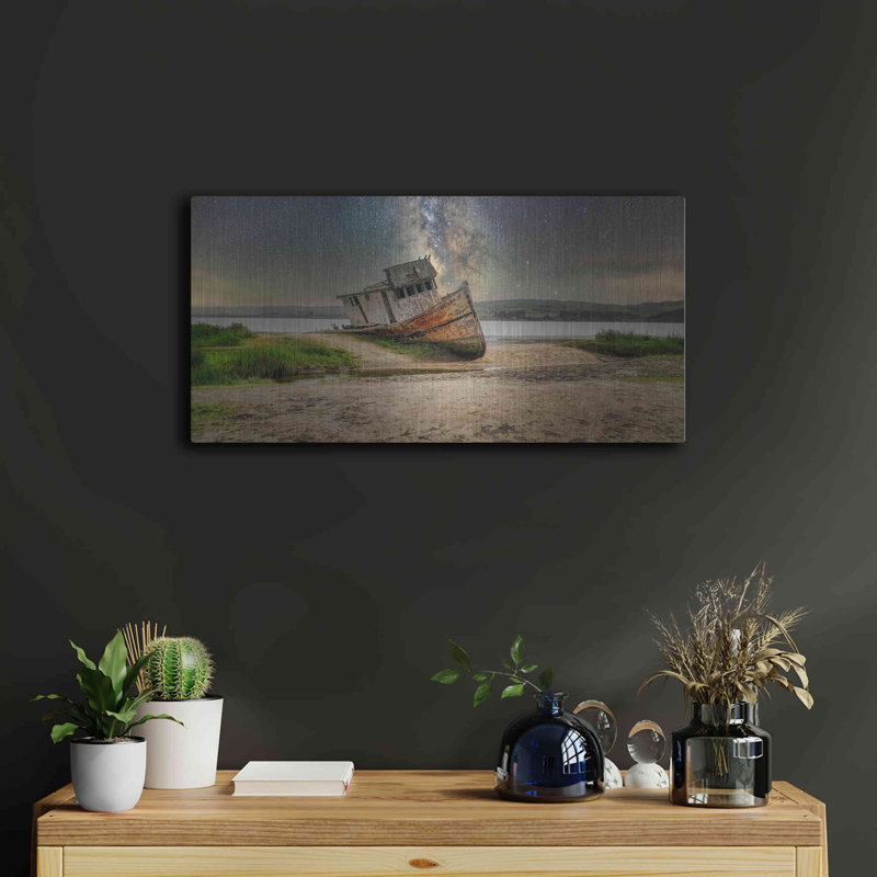 «Stranded», art mural en métal, H 12 po x l 24 po