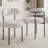 Chantele 19.3'' H Tufted Upholstered Metal Side Chair-309912136
