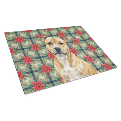 Planche à découper en verre Fairs Staffordshire Bull Terrier