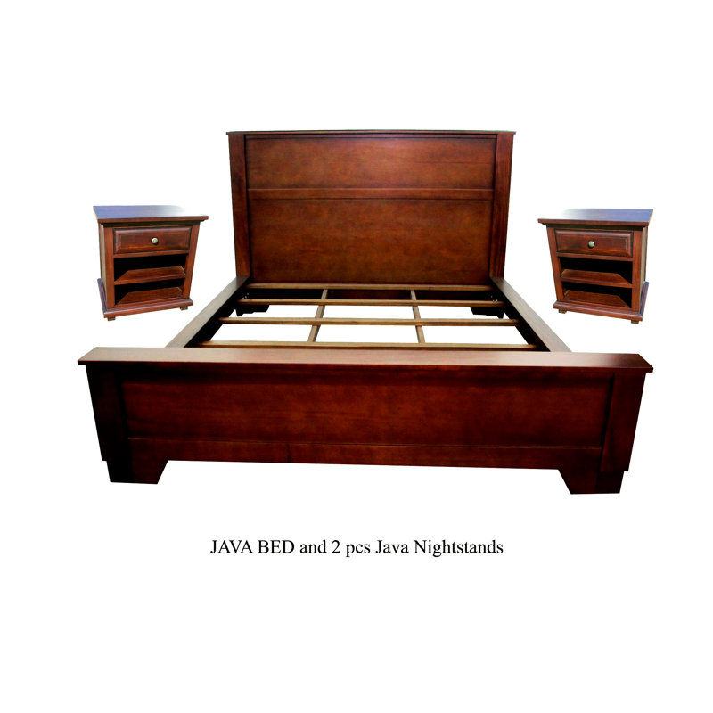 Dannalee Classic Cal-king Set, 3 Pieces: Bed, 2 NightStands