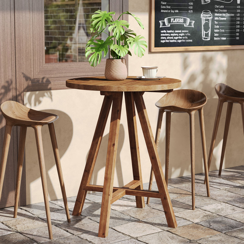 Round Solid Wood Dining Table