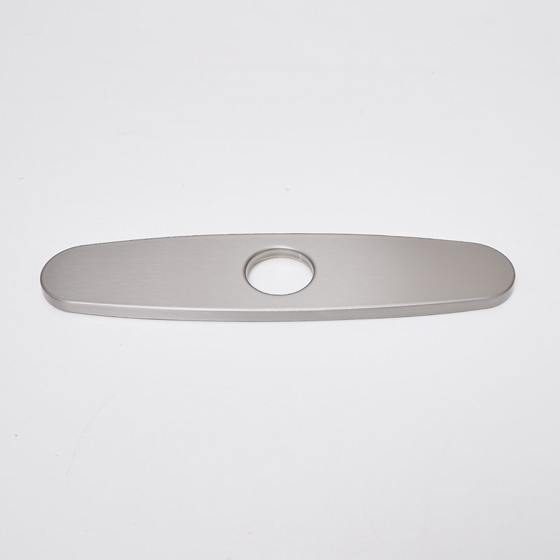 Hole Cover Deck Plate, Brushed Nickel