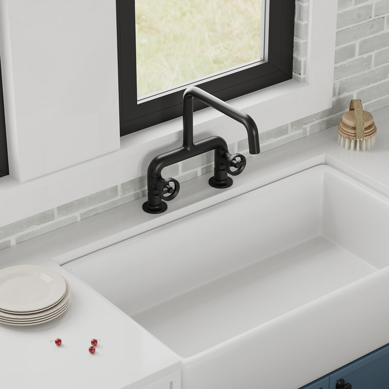 Robinet de cuisine VIBRANTBATH, Noir mat