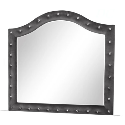 Miroir capitonné en cristal Sophia Modern Style