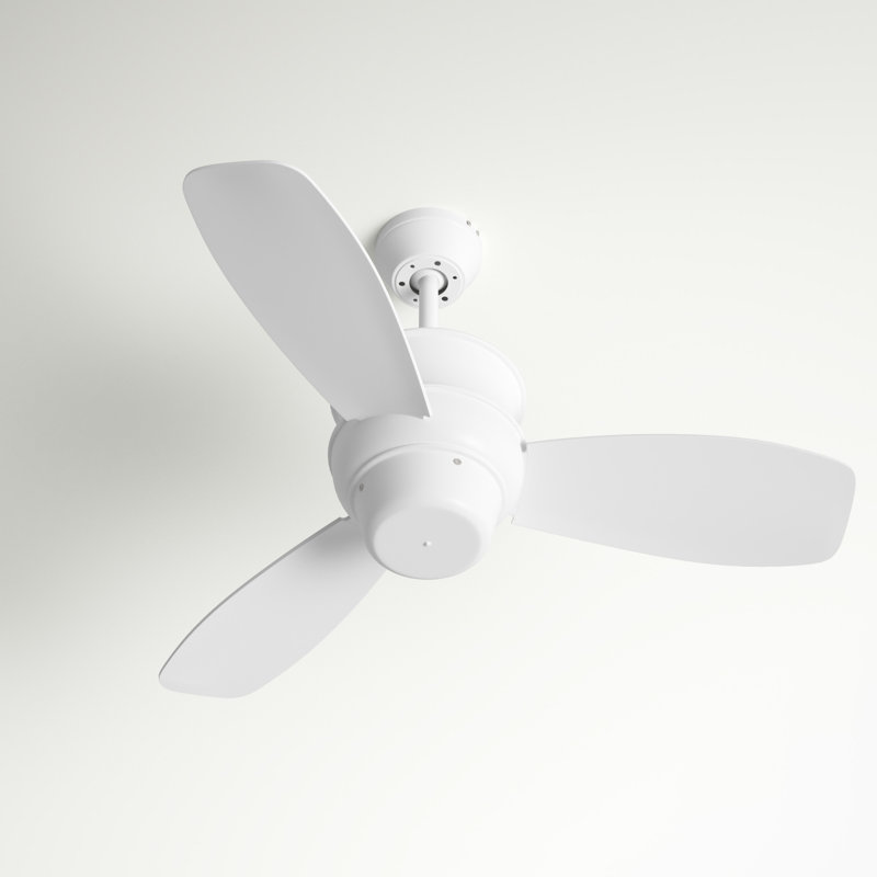 32'' Ceiling Fan, Studio White with Studio White Blades