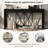 60''Acacia Veneer Console Table With 4 Spacious Drawers, Modern Crisscross Design Entryway Table With Open Bottom Storage,Farmhouse Sofa Table For Living Room,Kitchen,Dining Room,Hallway-863475173