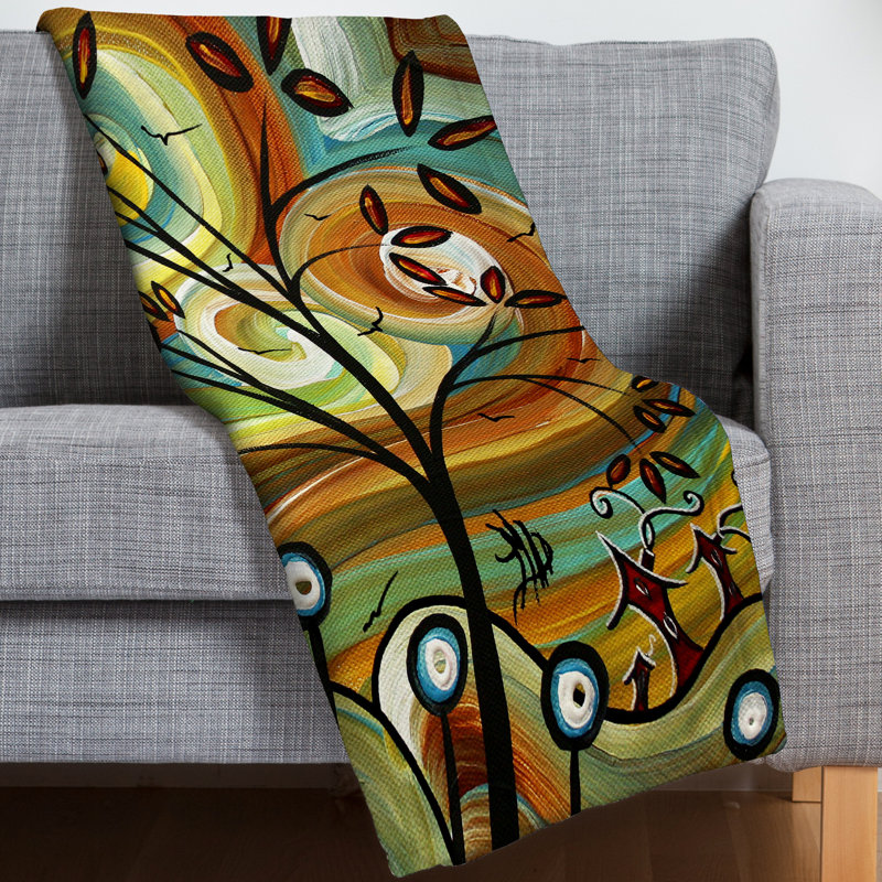 Madart Inc Hand Woven Throw Blanket