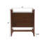 Table de chevet en bois massif 2 tiroirs Aundrea-1193089926