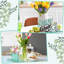 4 pièces décorations de table de printemps Hello, centre de table de Pâques, décorations en bois pour la maison