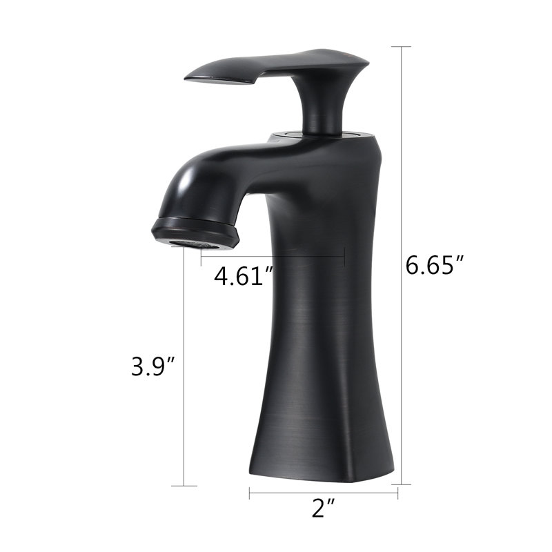 Single-handle Bathroom Faucet, Oil Rubbed Bronze