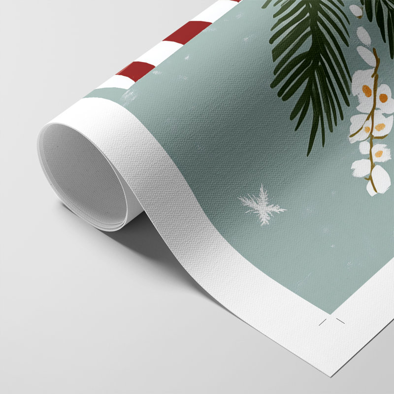 Christmas Holiday Art DCCDVI - Impression sur toile seulement - NON-CADRE, H 18 po x l 12 po