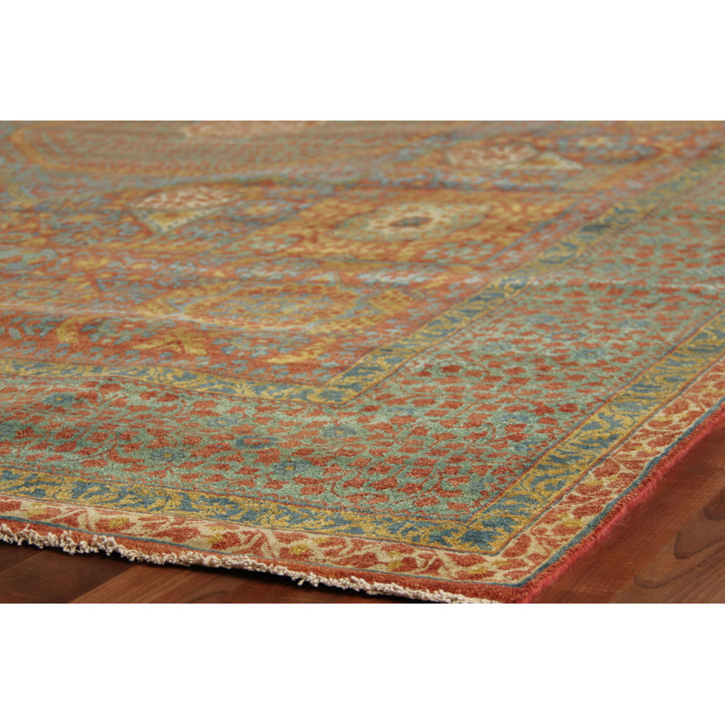 Mamluk Wool Oriental Area Rug, Rectangle 14'6" x 19'
