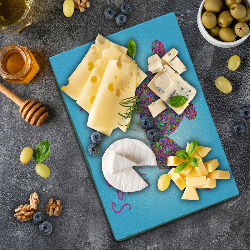 Planche à découper en verre trempé Ambesonne