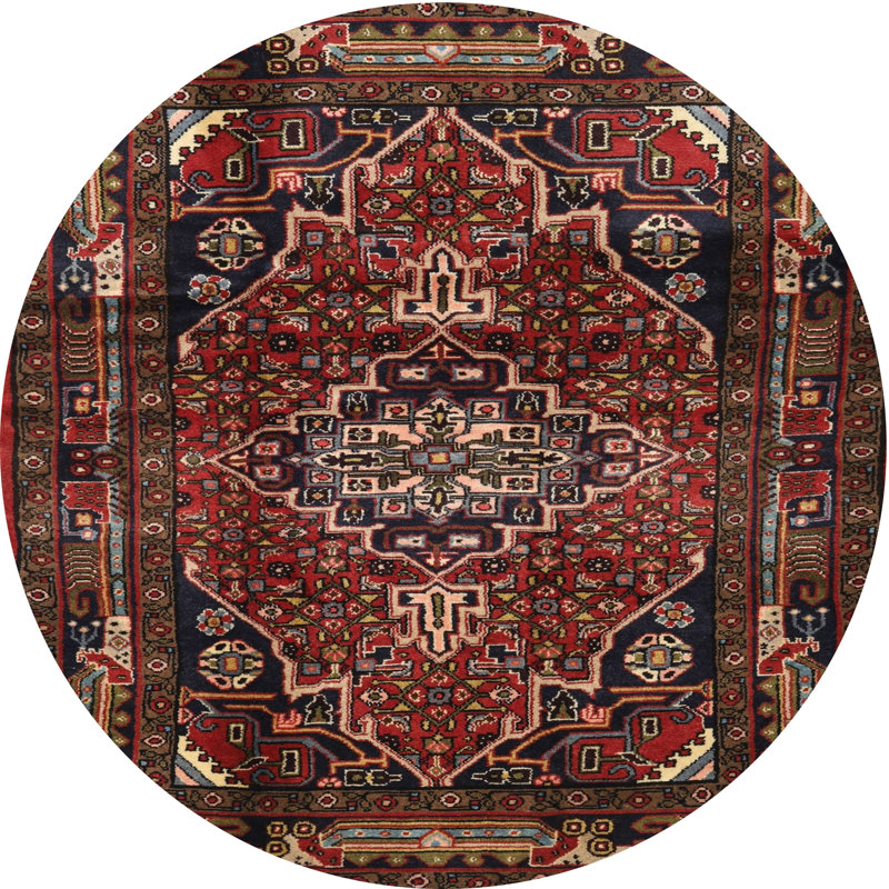 Oriental Indoor Rug, Round 3'