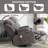 Swinging Recliner Massage Heated Sofa, With USB And 2 Cup Holders In Side Pockets-1480920007