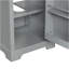 Meuble-lavabo de 20 po avec lavabo, armoire de salle de bain avec porte à fermeture douce, support de rangement et tablette réglable, gris-847921309