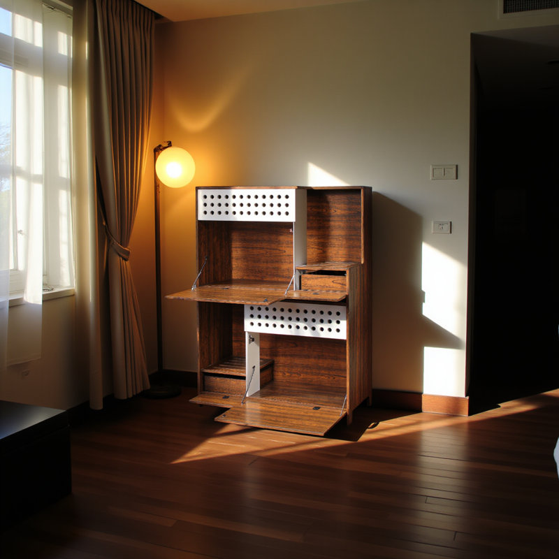 Meuble moderne pour chat 2 en 1, table d'appoint pour litière pour chat, maison pour chat avec rangement, pour 2 chats de petite et moyenne taille - brun