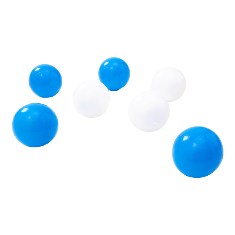 Kidkid 100Pcs Plastic Ball Pit Balls with Mesh Bag