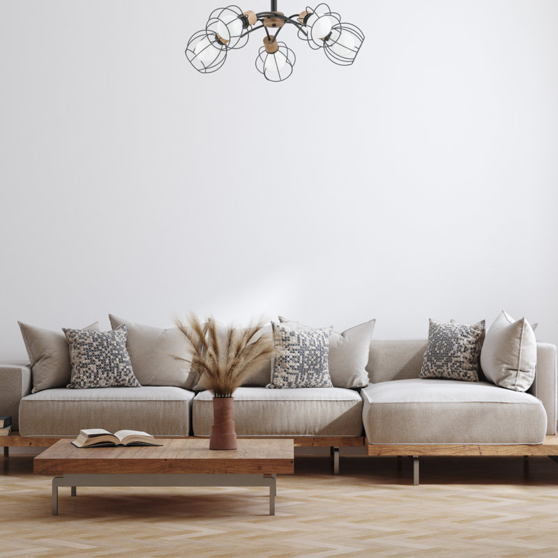 Alecsandra Chandelier, 31" H x 75" W x 72" D