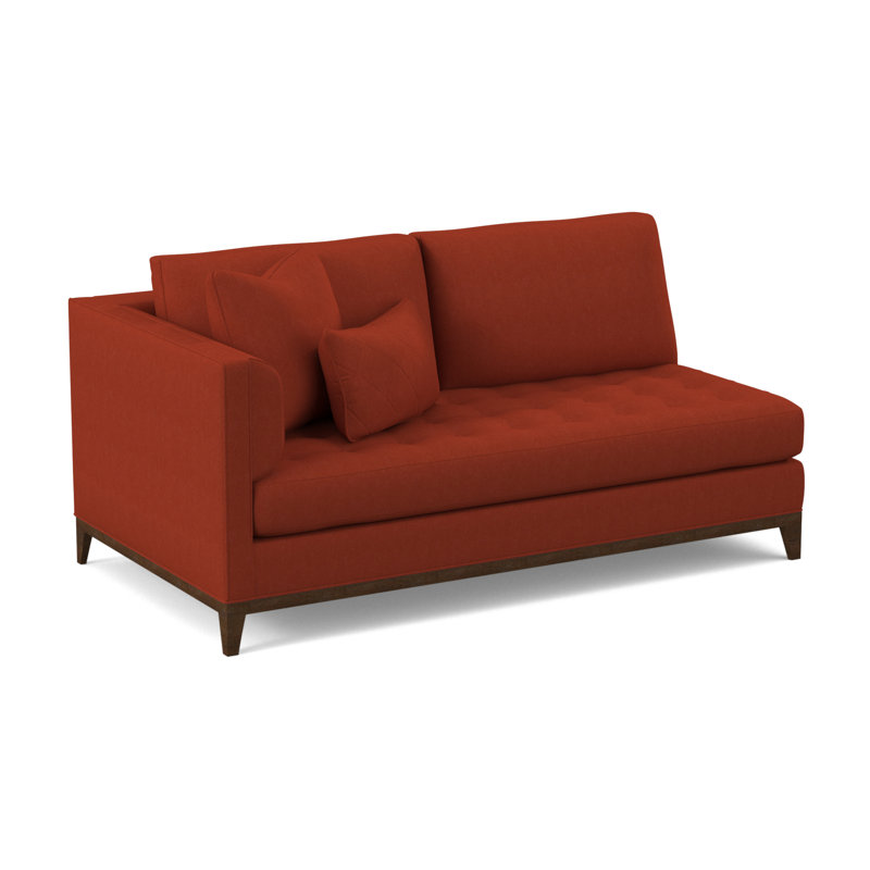 Paramount Upholstered Sectional Symmetrical, Margaret Tangelo, American Walnut