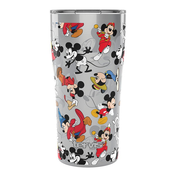 Disney Stitch Mornings 27 oz Stainless Steel Insulated Travel Mug, 27  Ounce, Multicolored