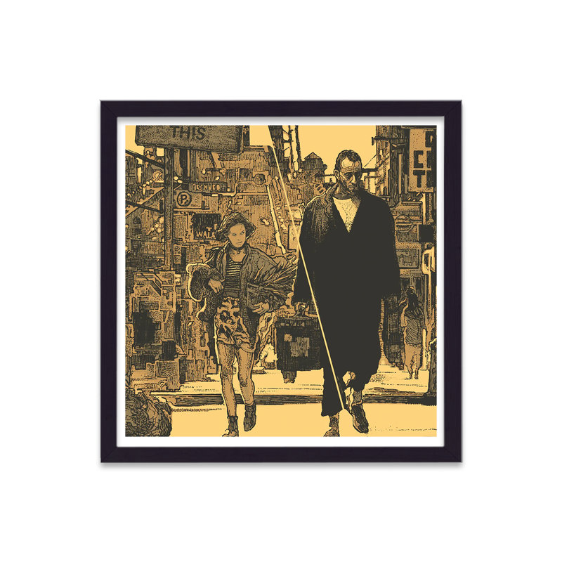 Leon The Professional Reimagined Movie Poster - Single Picture Frame Print