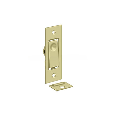 Boulons de porte Deltana PDB42U3-UNL; Jamb Bolt; Finition laiton brillant non laqué