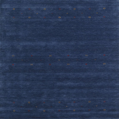 Tapis bleu contemporain Carnforth