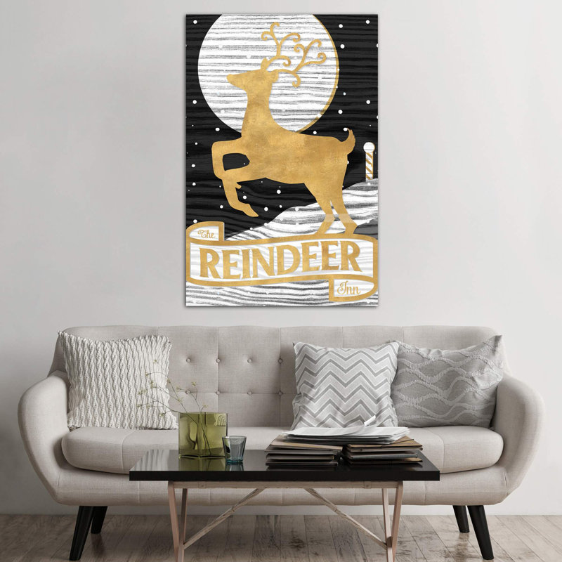 Winter Lodge Sign II by Andi Metz - Wrapped Canvas Print, 152.5 cm H x 101.5 cm W