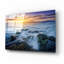Art mural en verre Highland Dunes «Cascading Sunrise» par Rick Berk-1761848267
