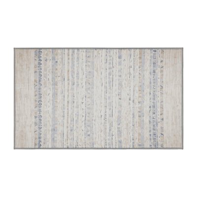 Machine Washable Gray Area Rug
