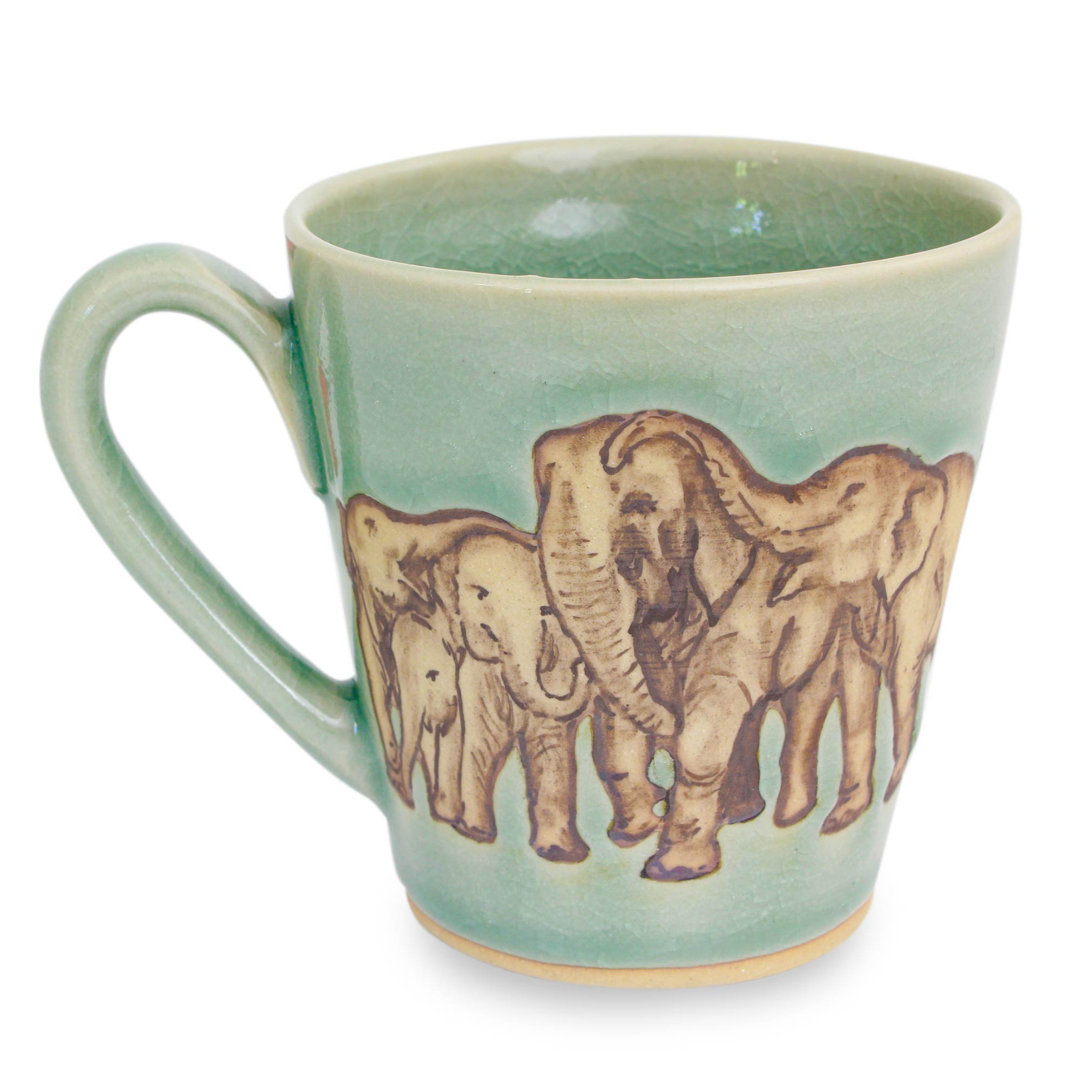 Alcot Handmade Ceramic Coffee Mug World Menagerie