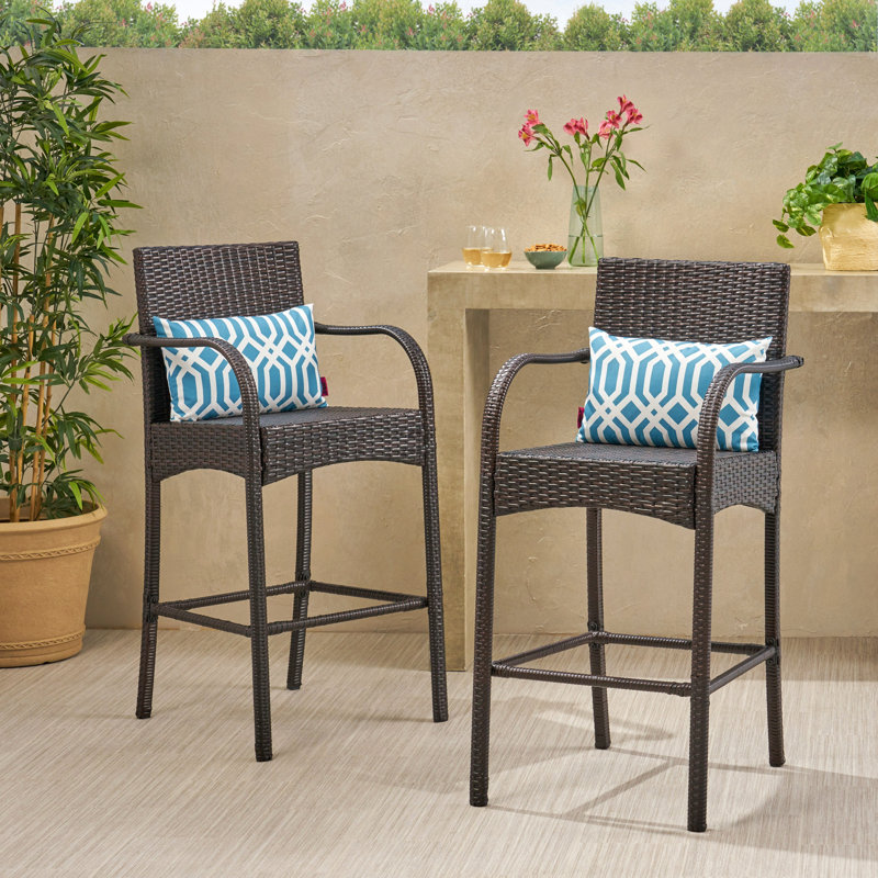 Tabouret de bar Cascada Kd, Brun
