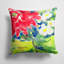 Coussin décoratif intérieur/extérieur fleur